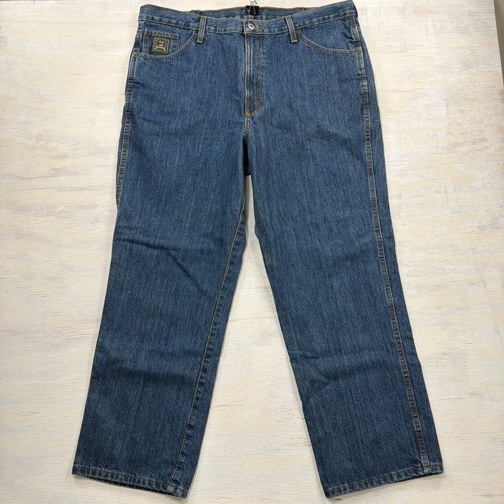 Cinch Jeans Cinch Up 40x30 Straight Leg Dark Wash Denim Blue Mens